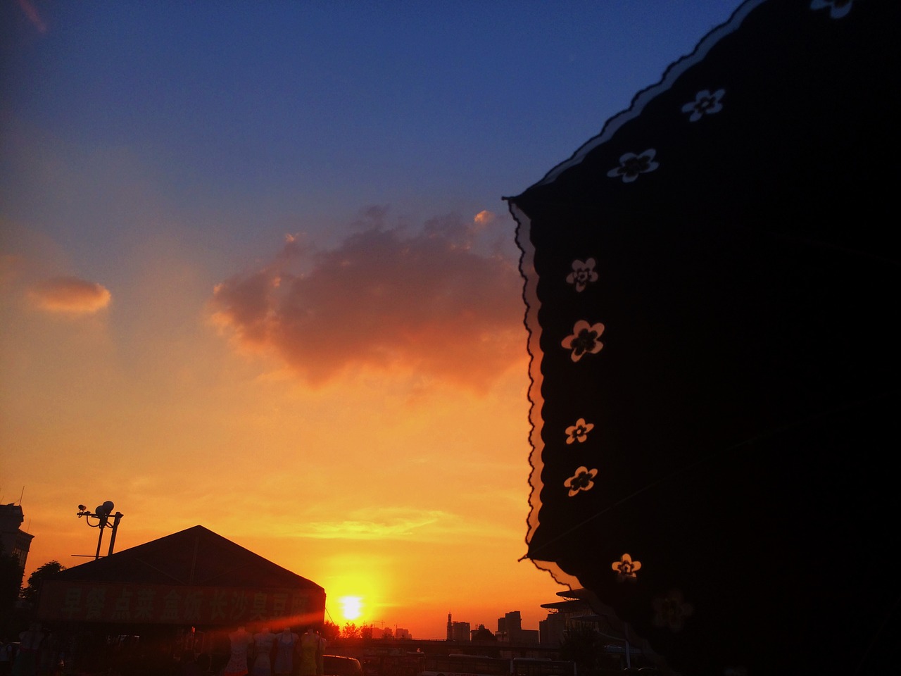 summer sunset cloud free photo