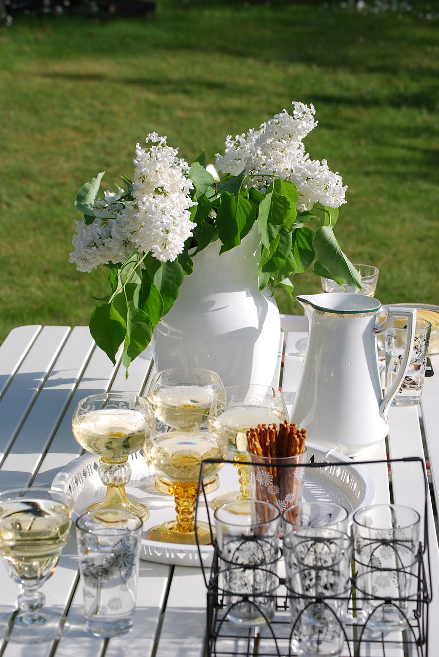 summer white wine scandinavia free photo
