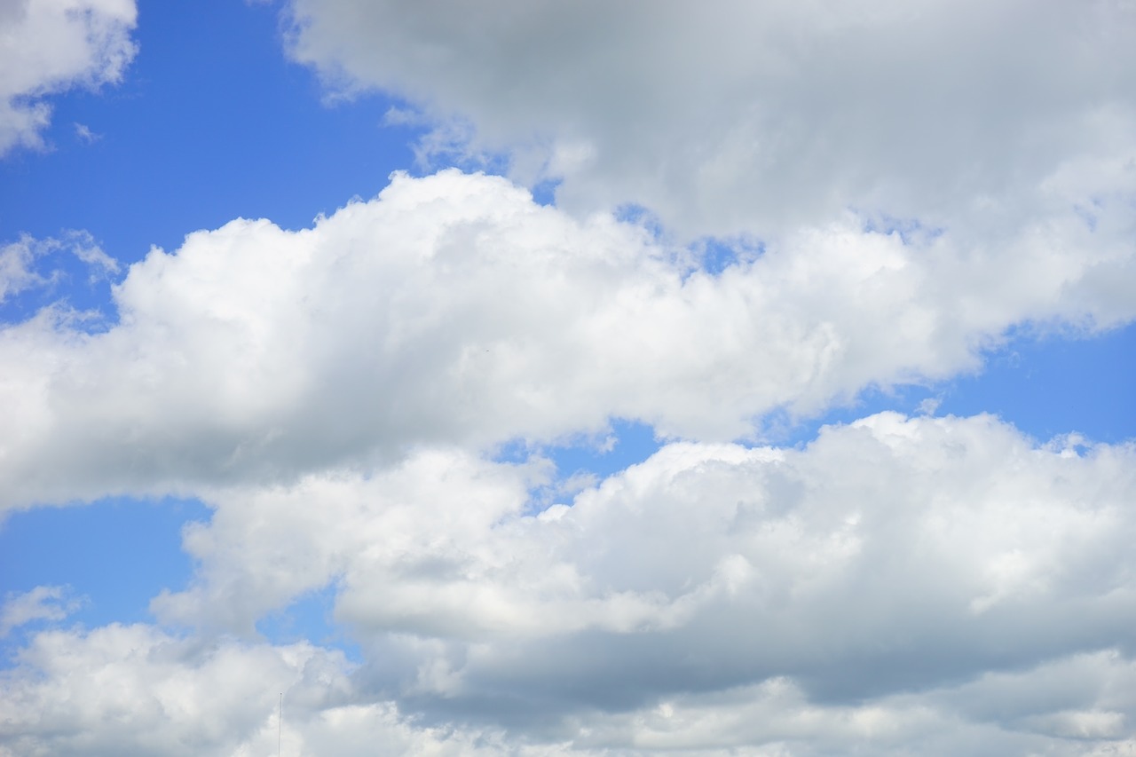 summer clouds sky clouds free photo