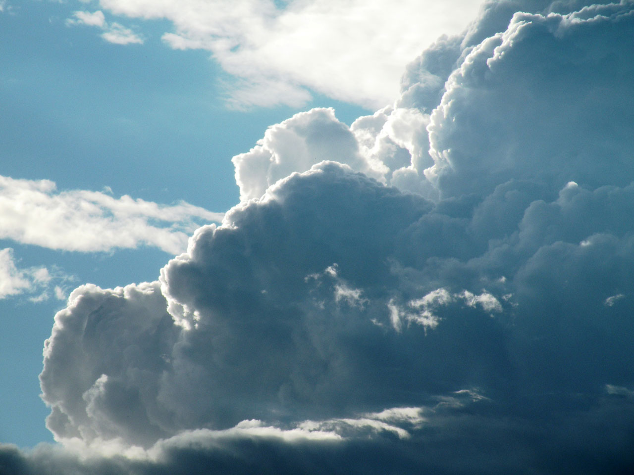 summer sky clouds free photo