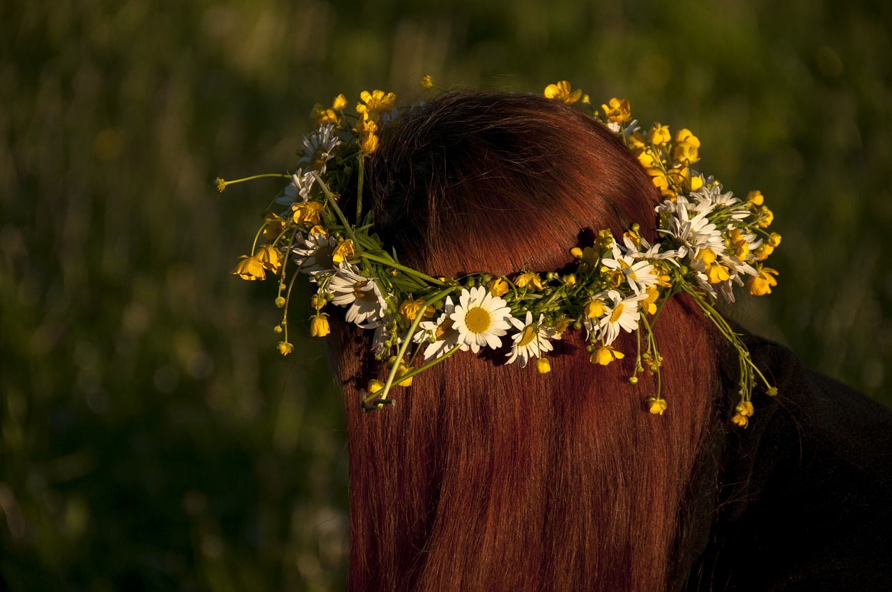 summer crown flowers red free photo