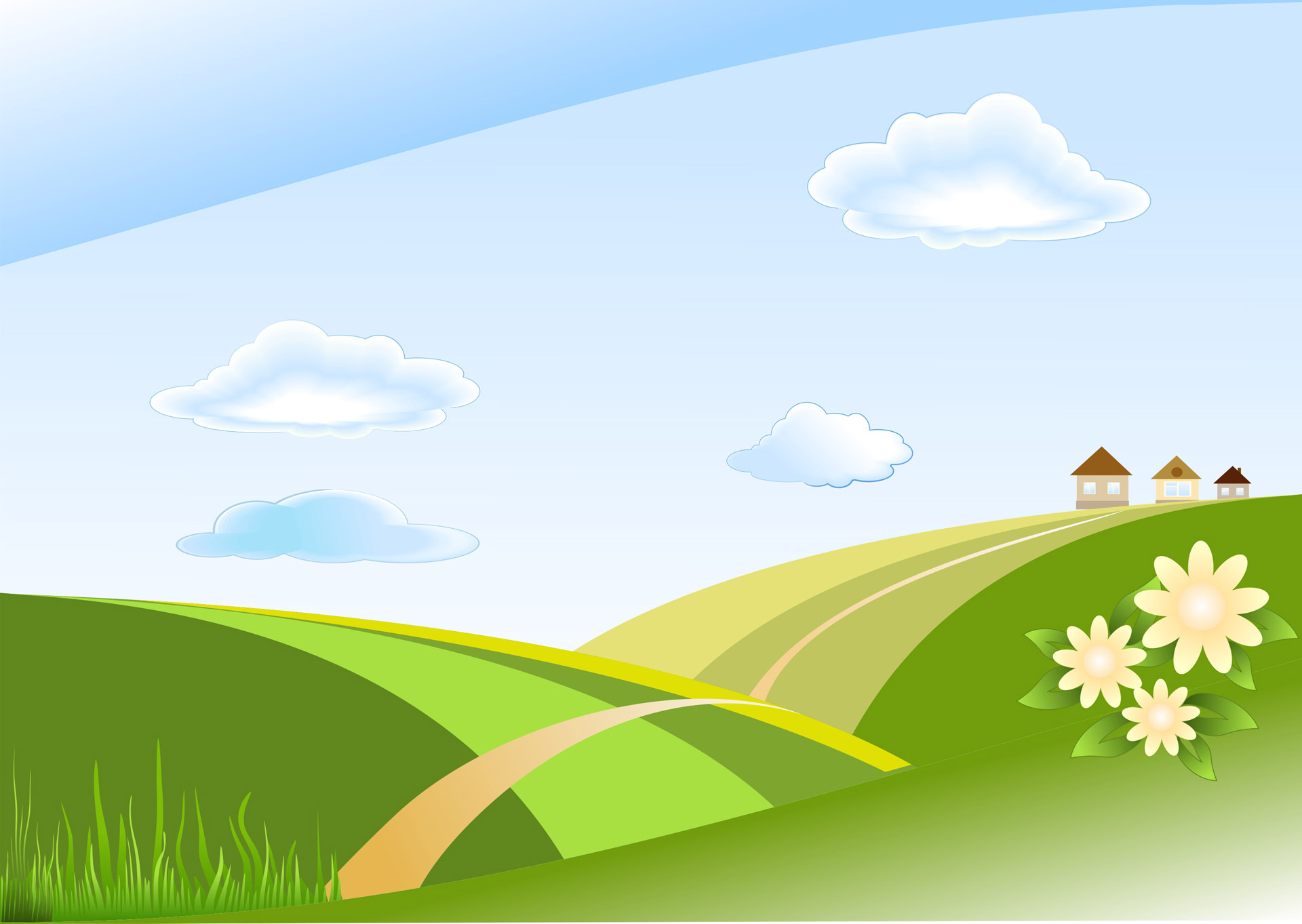 illustration vector landscape free photo