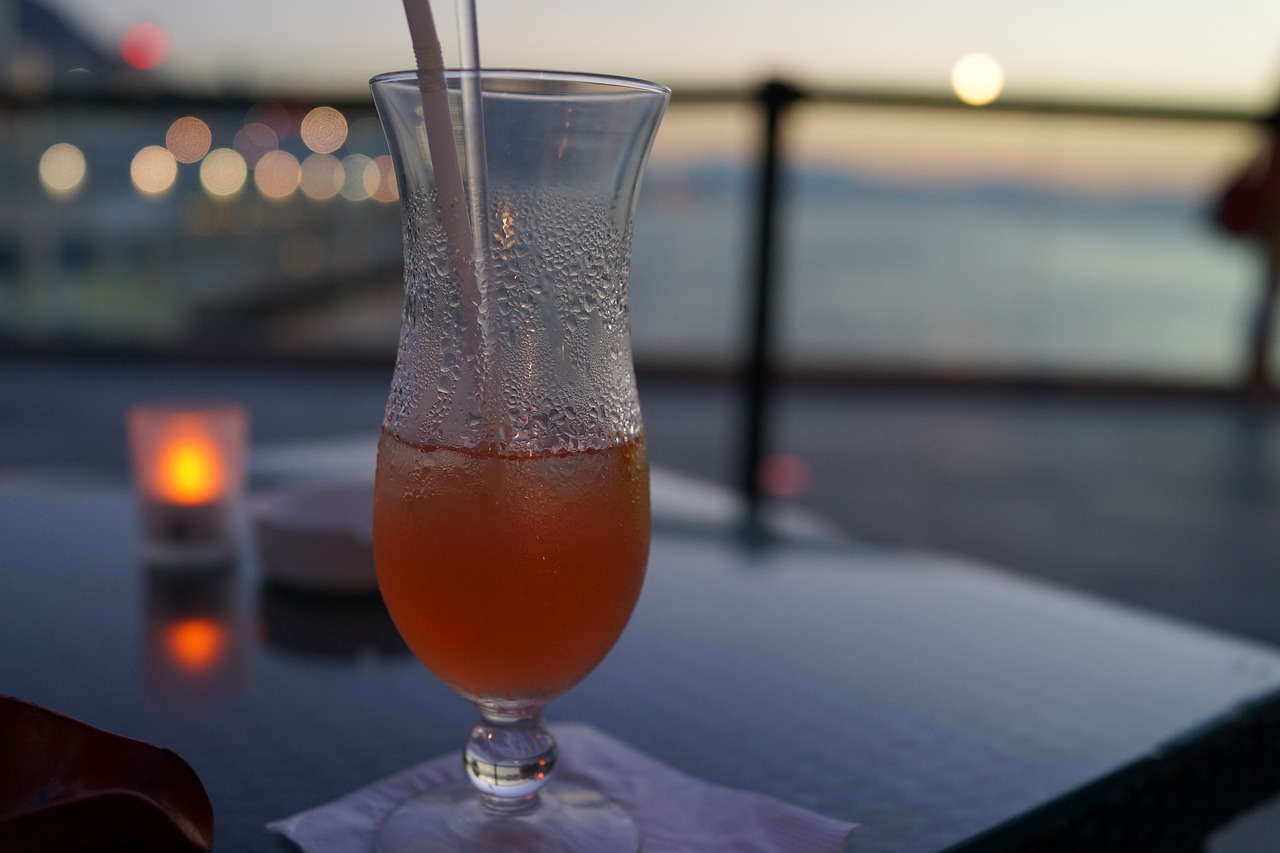 summer drink sunset stylish free photo