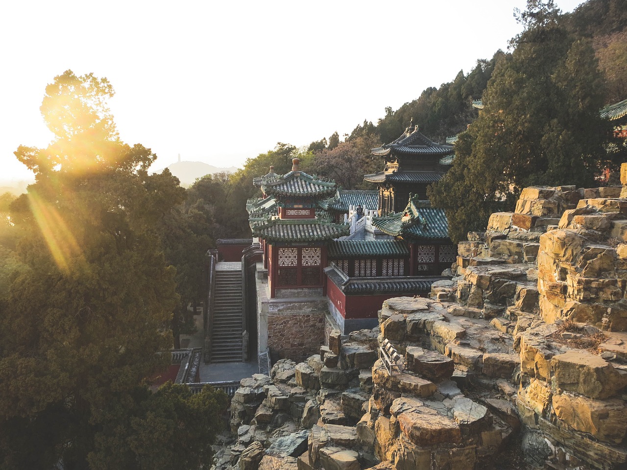 summer palace beijing china free photo