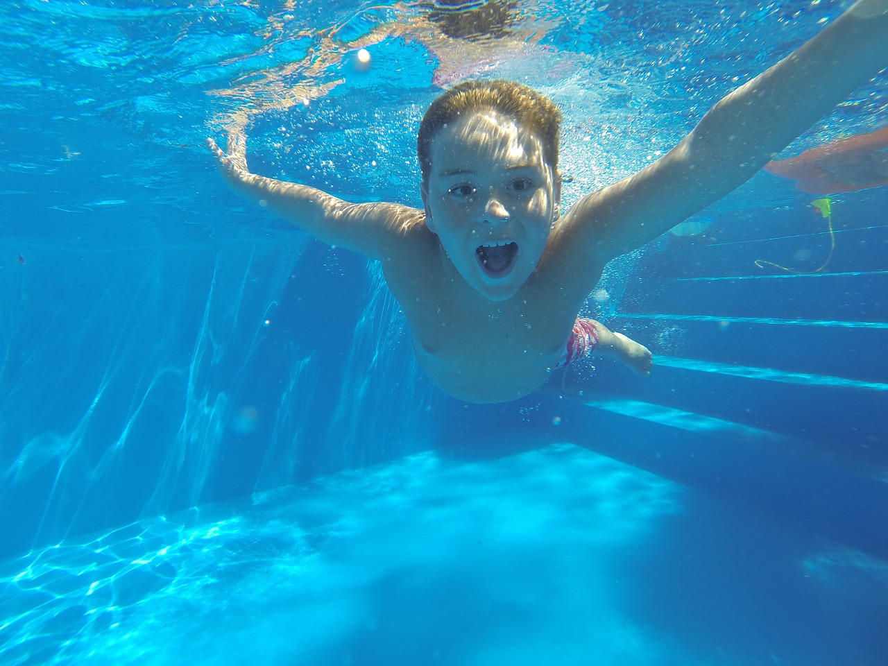 summertime swimming swimming pool free photo