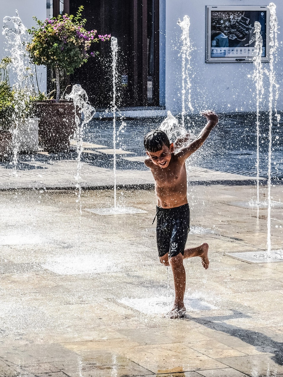 summertime kid boy free photo