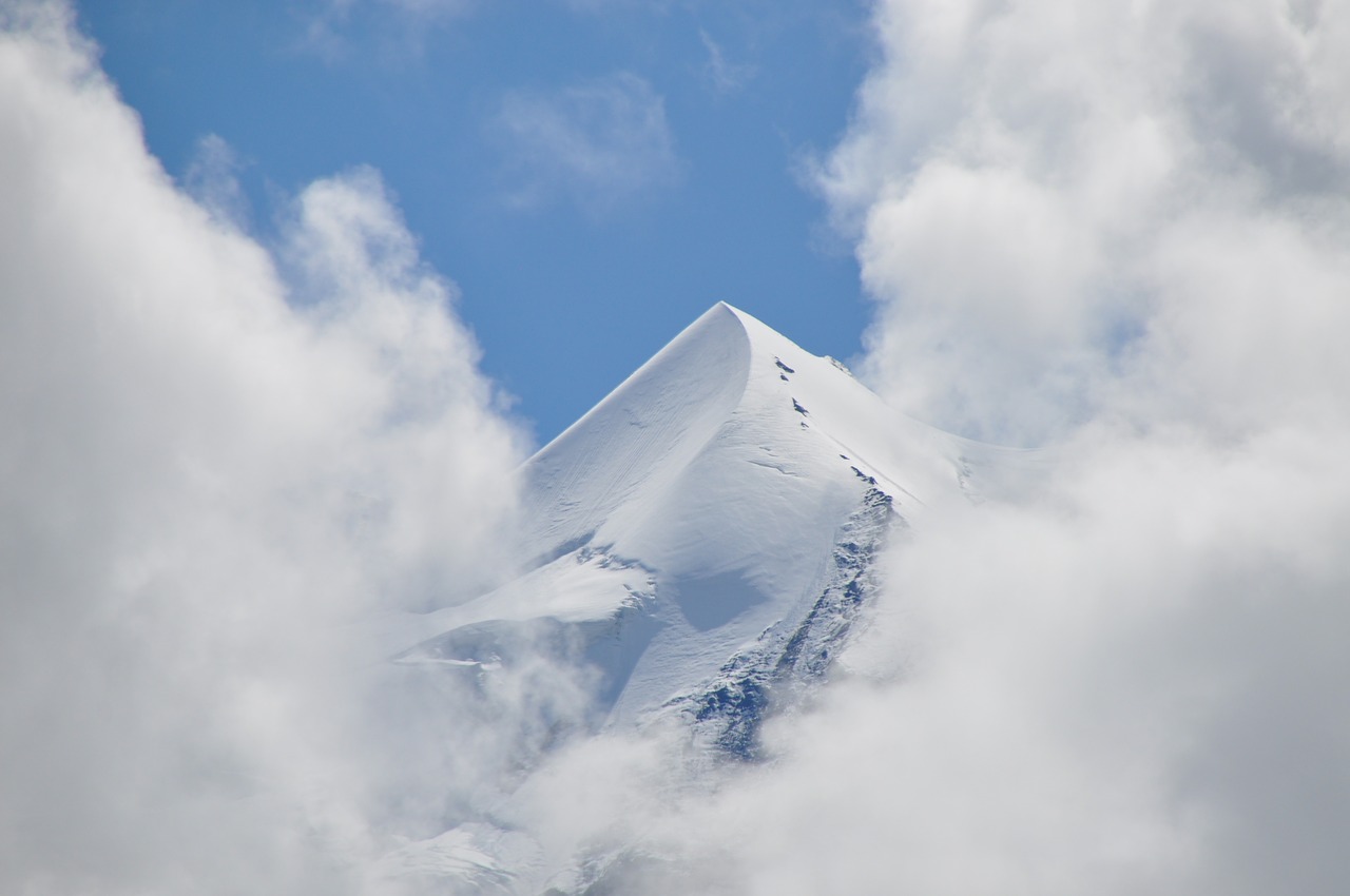 summit clouds switzerland free photo