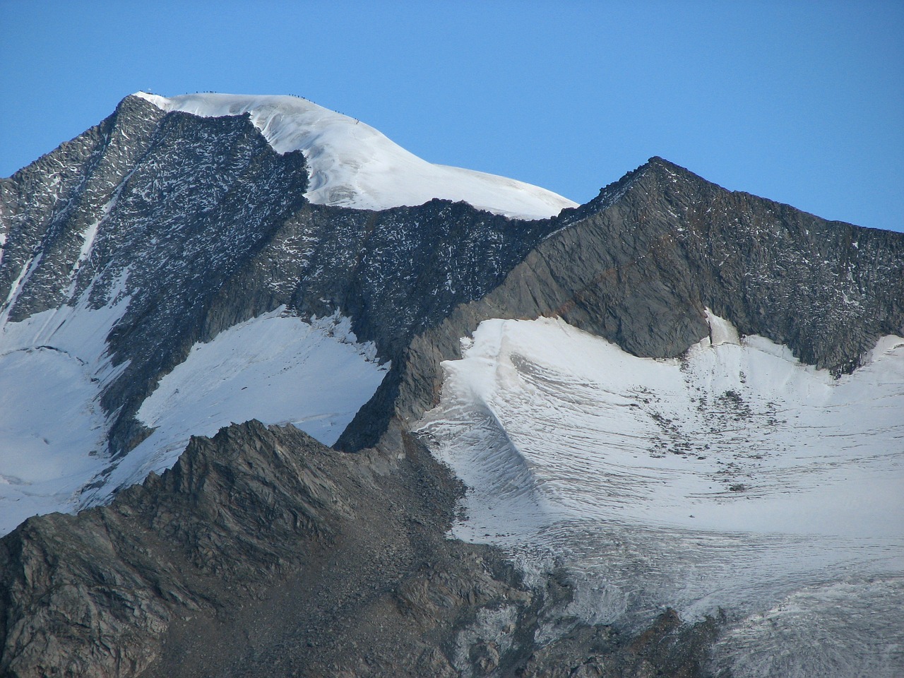 summit alpine großvenediger free photo
