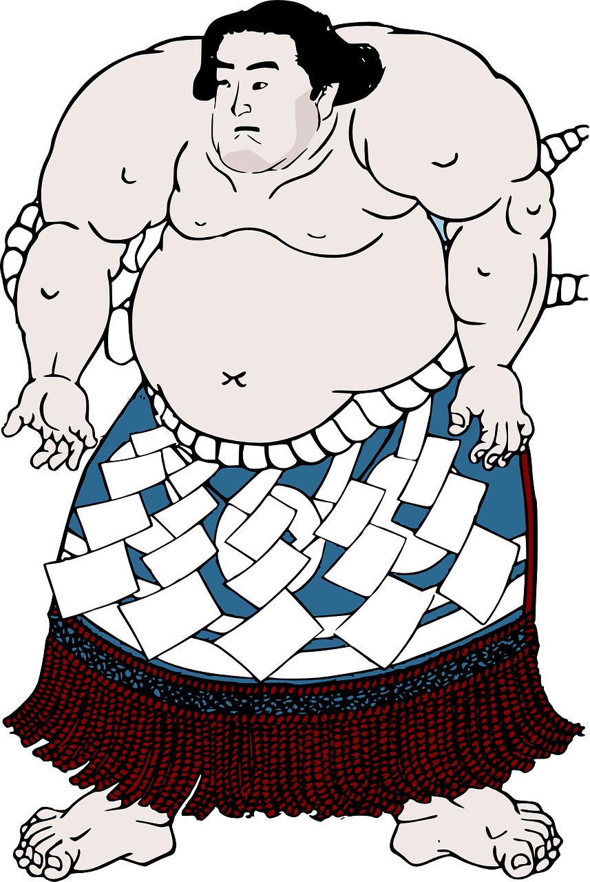 sumo japan wrestler free photo