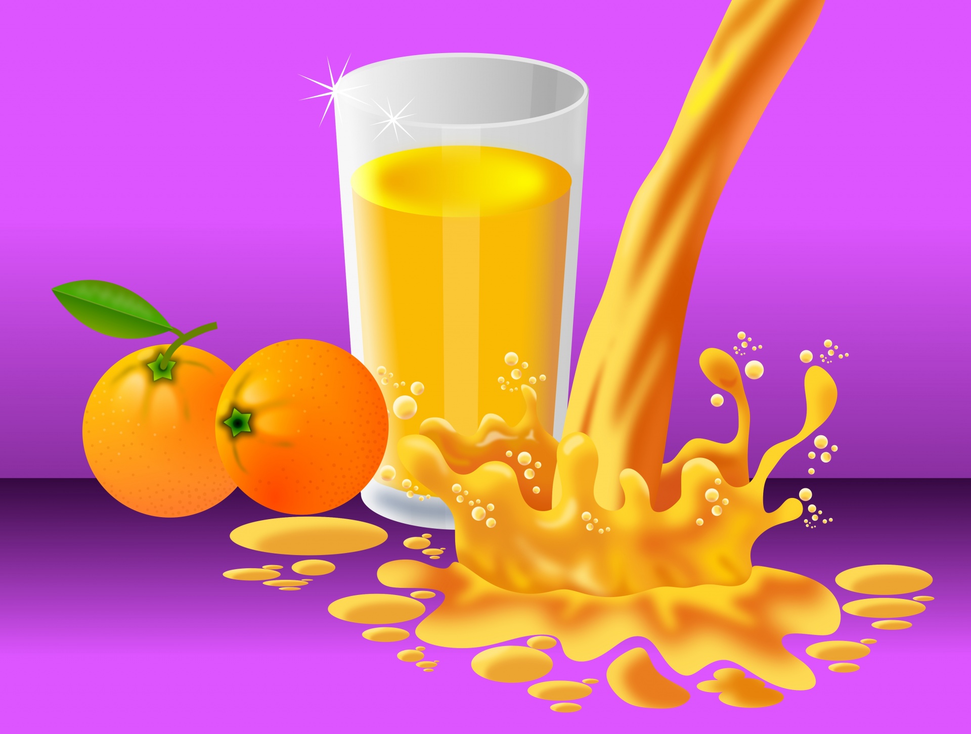 orange fruit juice free photo