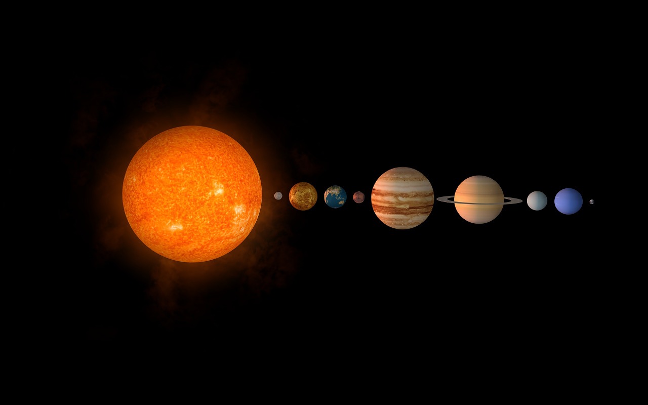 sun planet solar system free photo