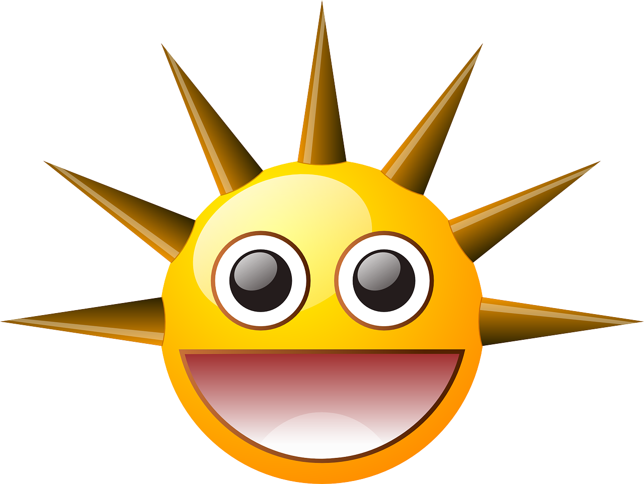 Download Free Photo Of Sunsmileyspikeshappylaughing From