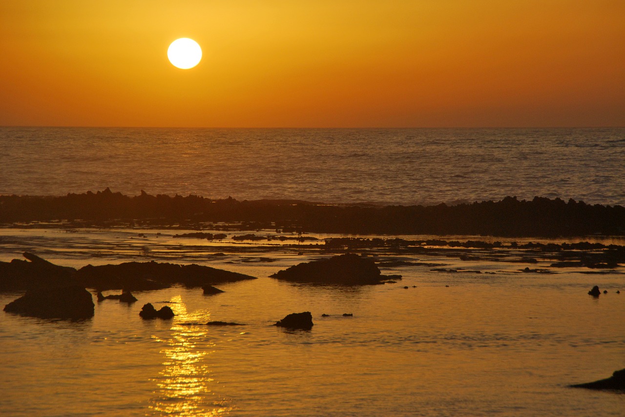 sun sunset sea free photo