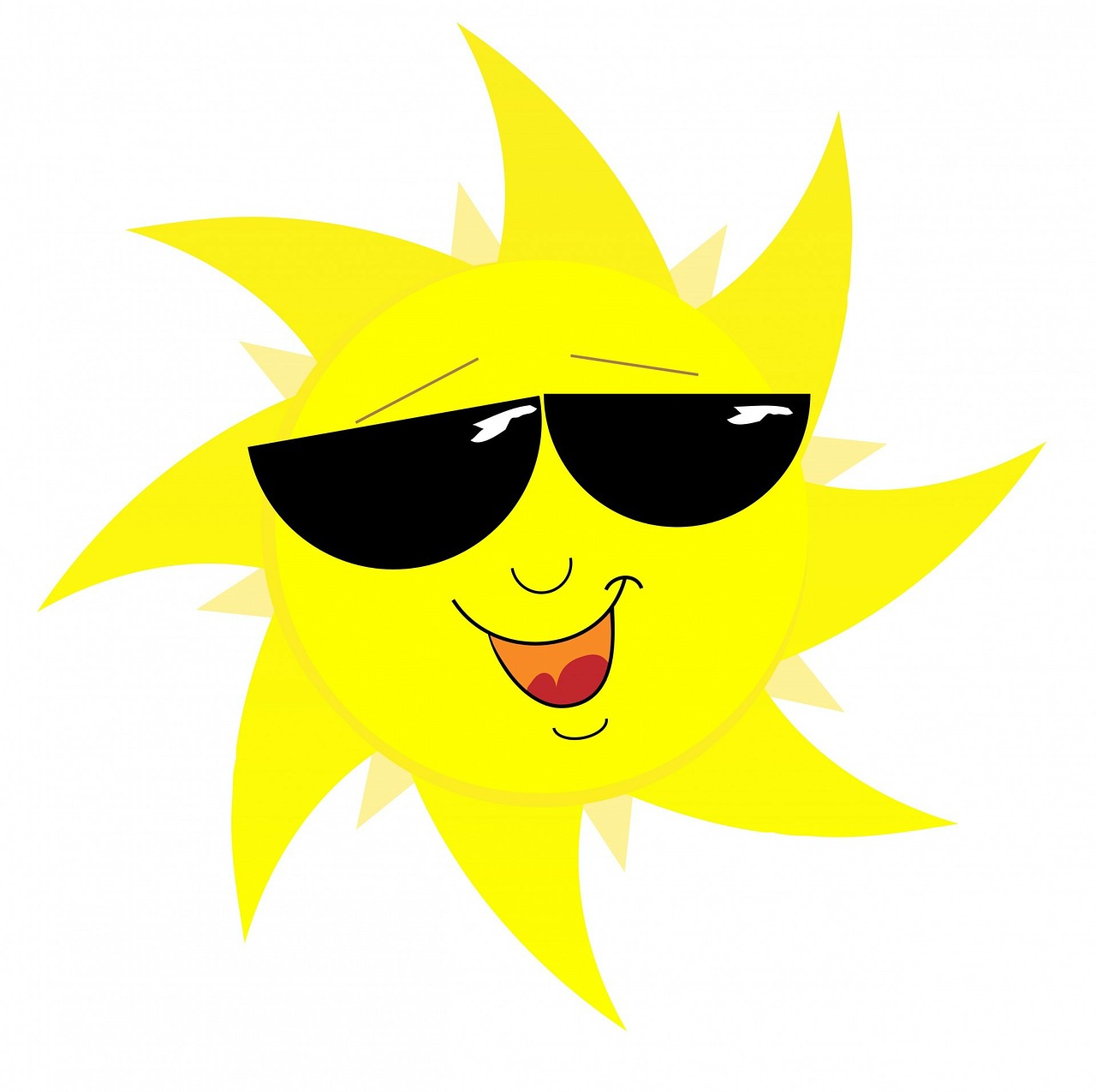 sun face smiling free photo