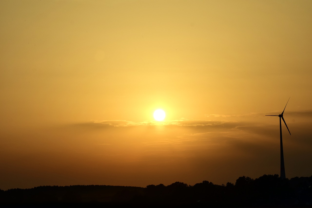 sun sunset abendstimmung free photo