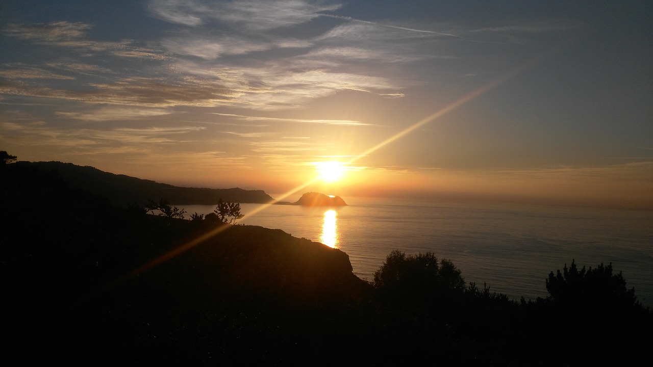 sun sunset getaria free photo