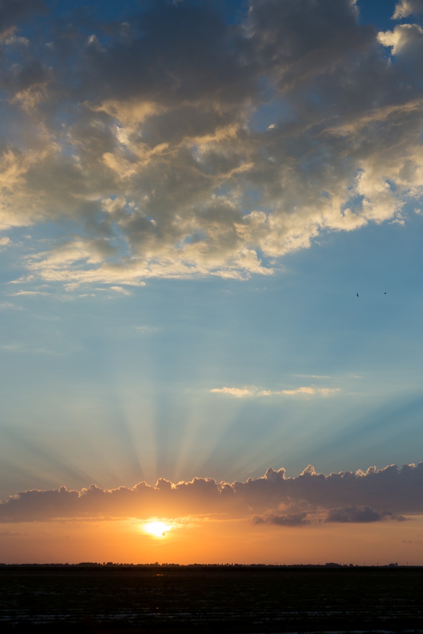 sun clouds sky free photo