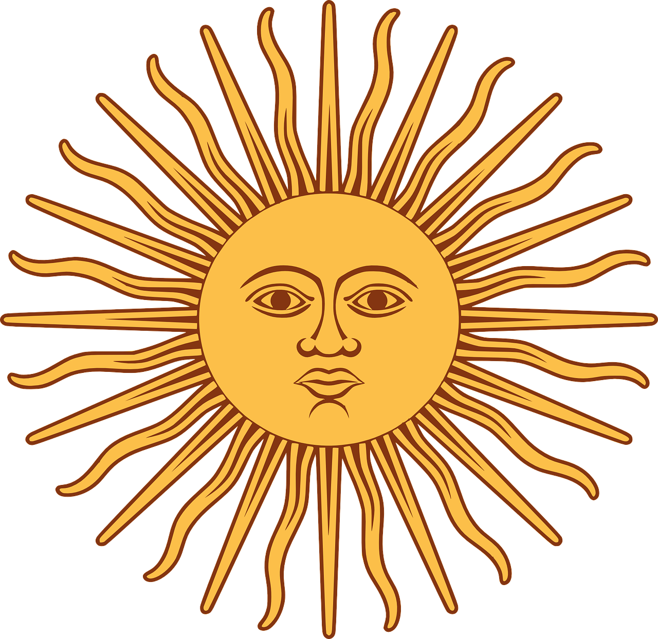 sun emblem eyes free photo