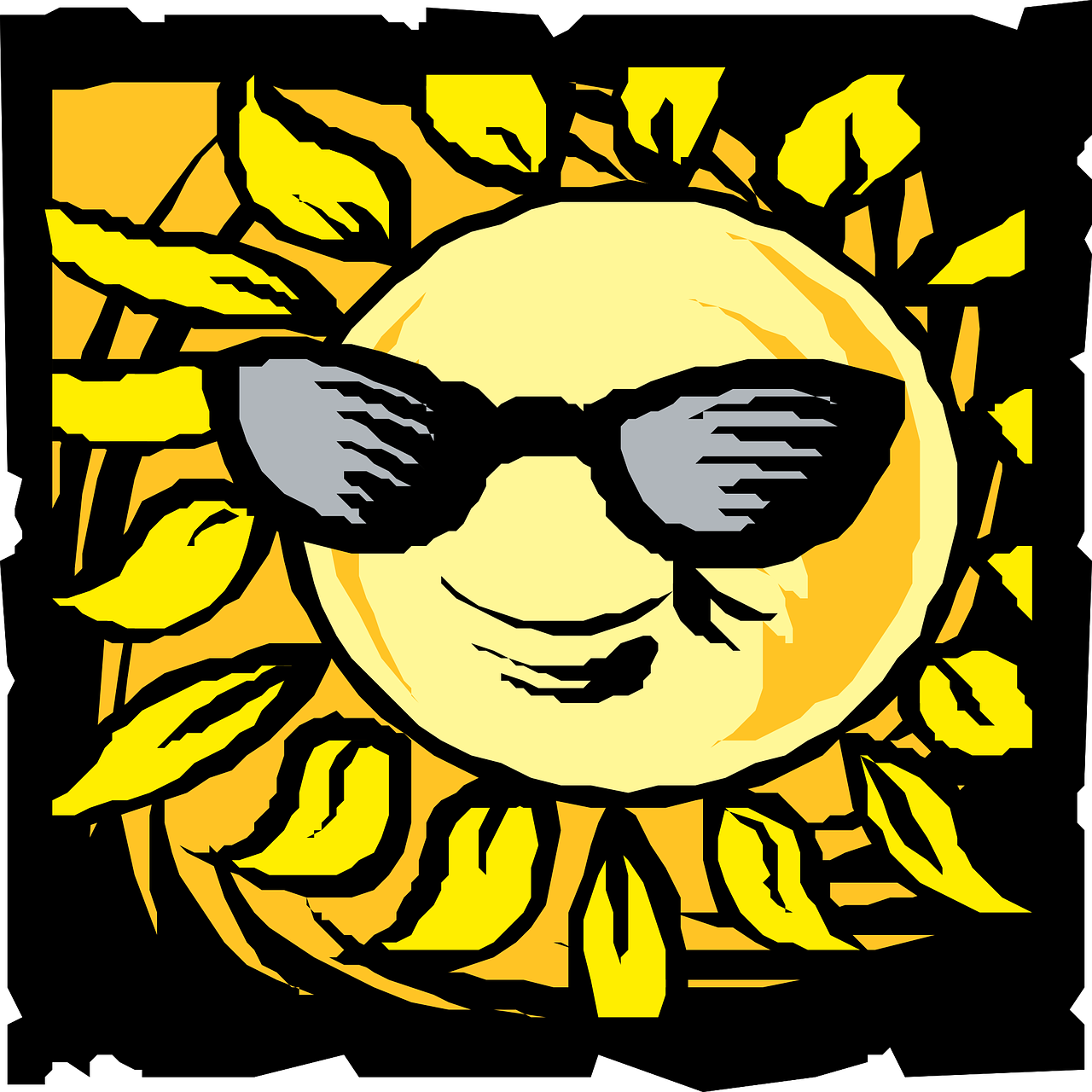 sun sunglasses smiling free photo