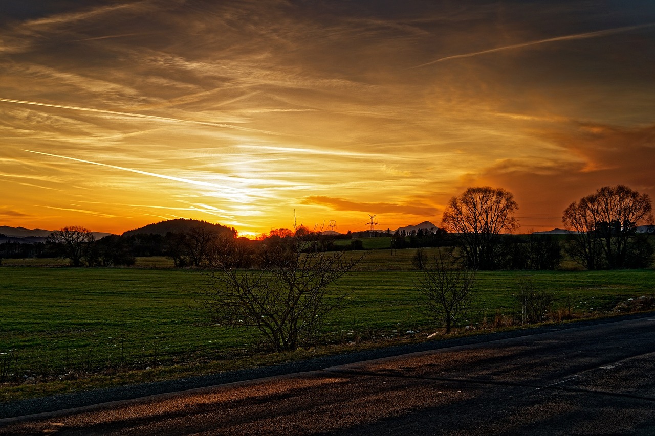 sun west meadow free photo