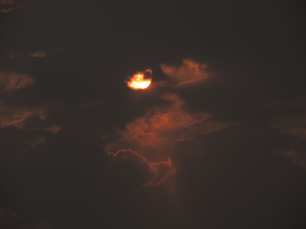 sun  cloudy  cloud free photo