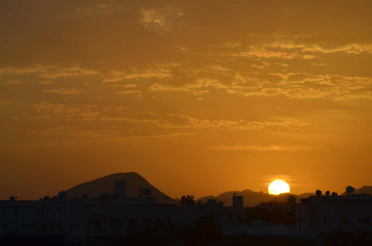 sun  set  saudi free photo