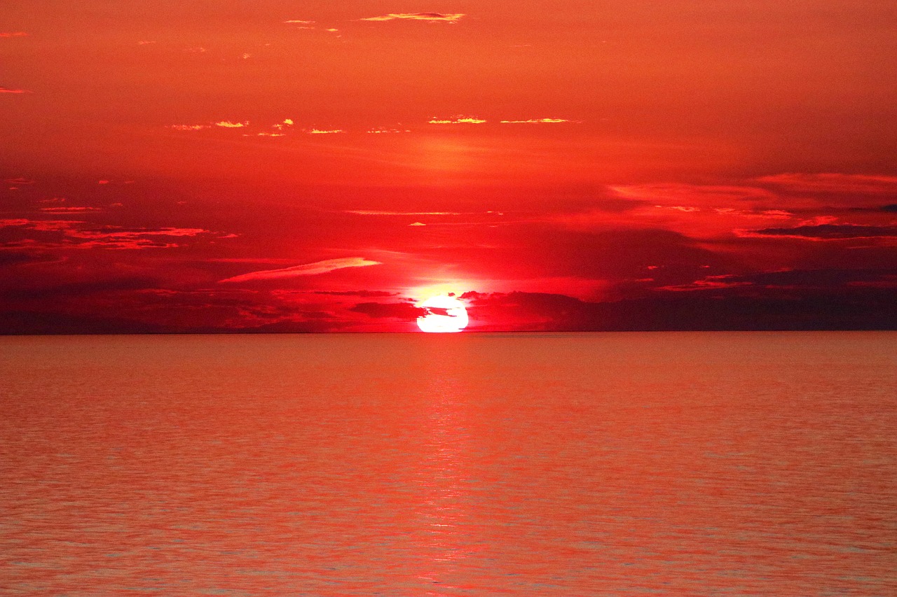 sun  sunset  abendstimmung free photo