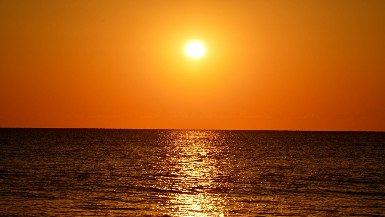 sun water ocean free photo