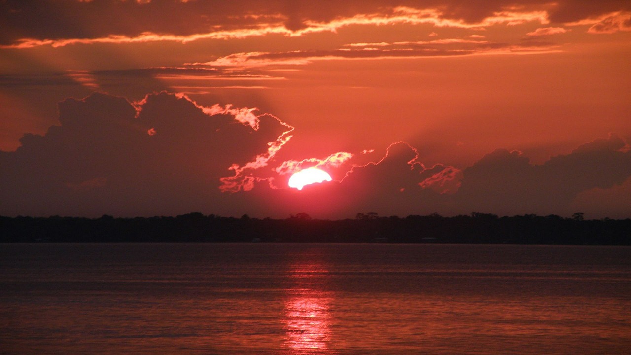 sun clouds sunrise free photo