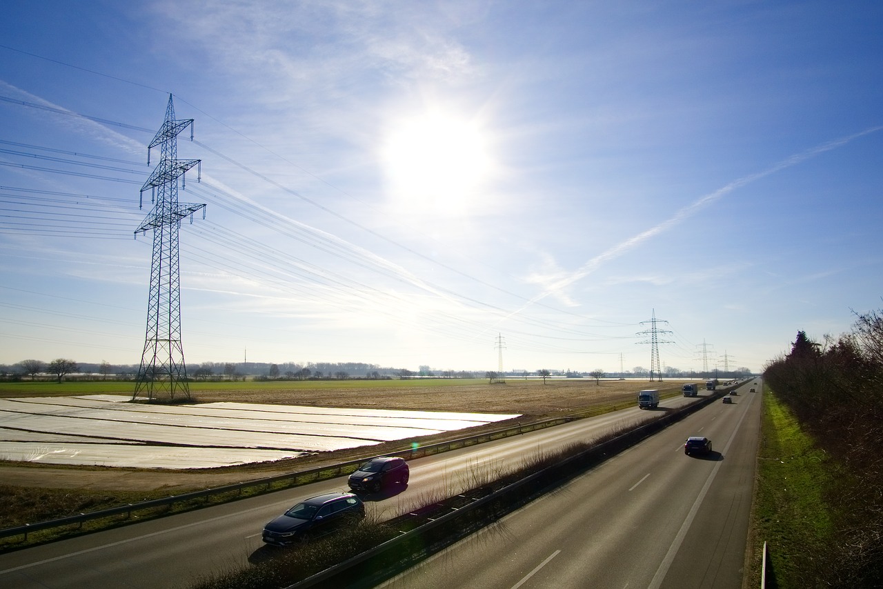 sun  backlighting  highway free photo