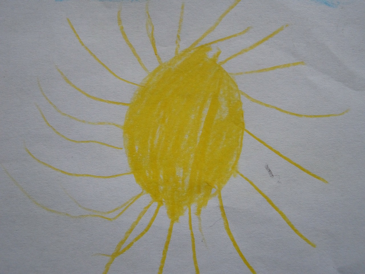 sun children drawing character development free photo
