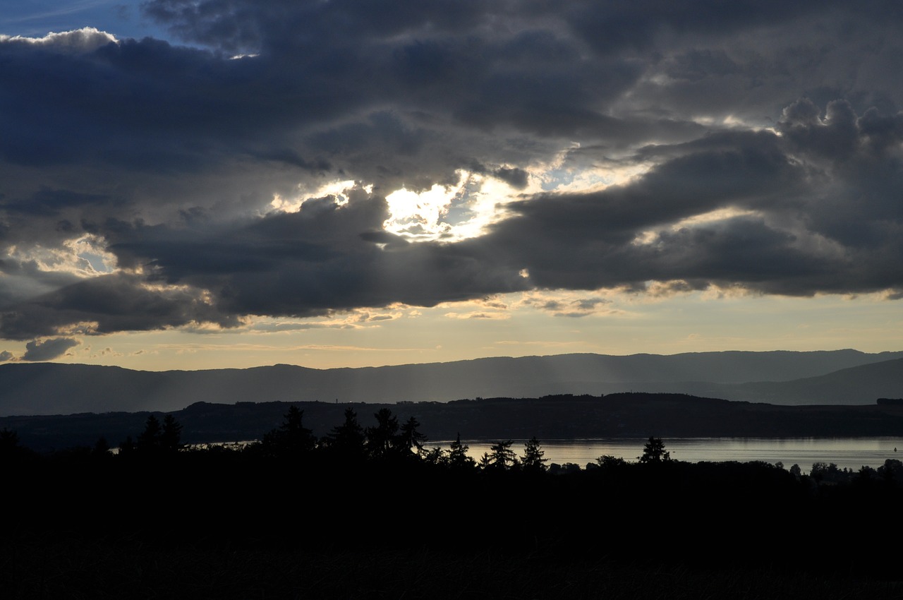 sun sky clouds free photo