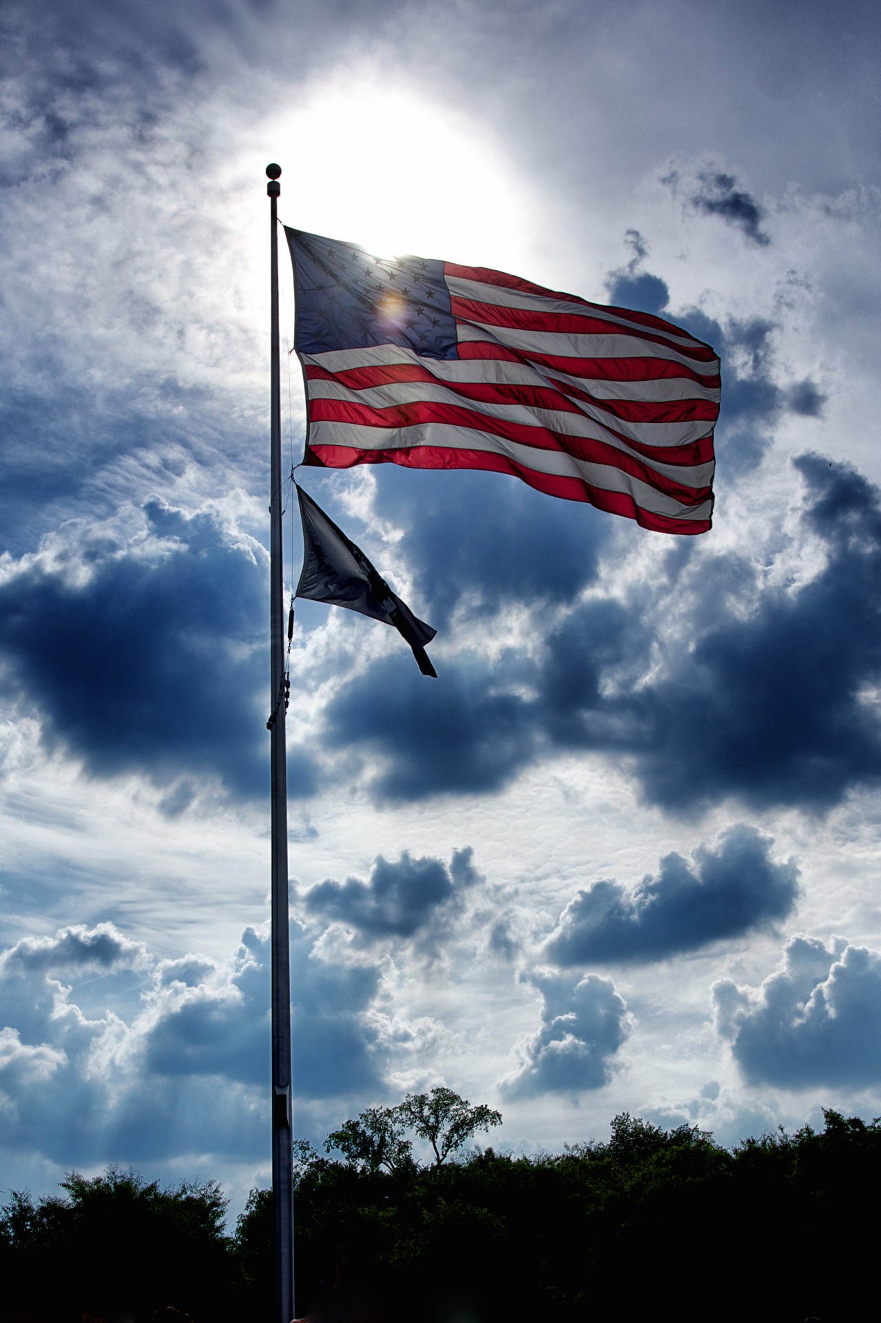america american flag banner free photo