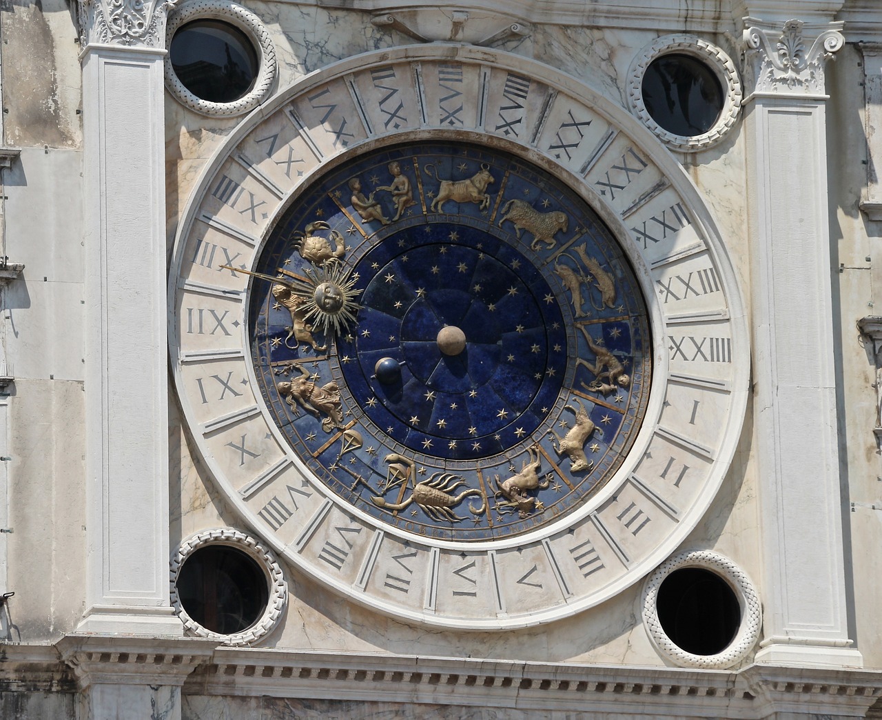 sun dial zodiac astronomy free photo