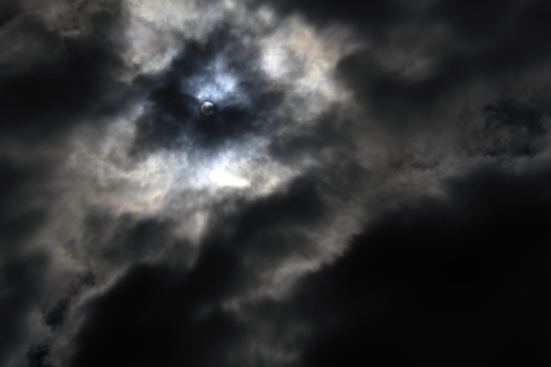 clouds sun eclipse free photo