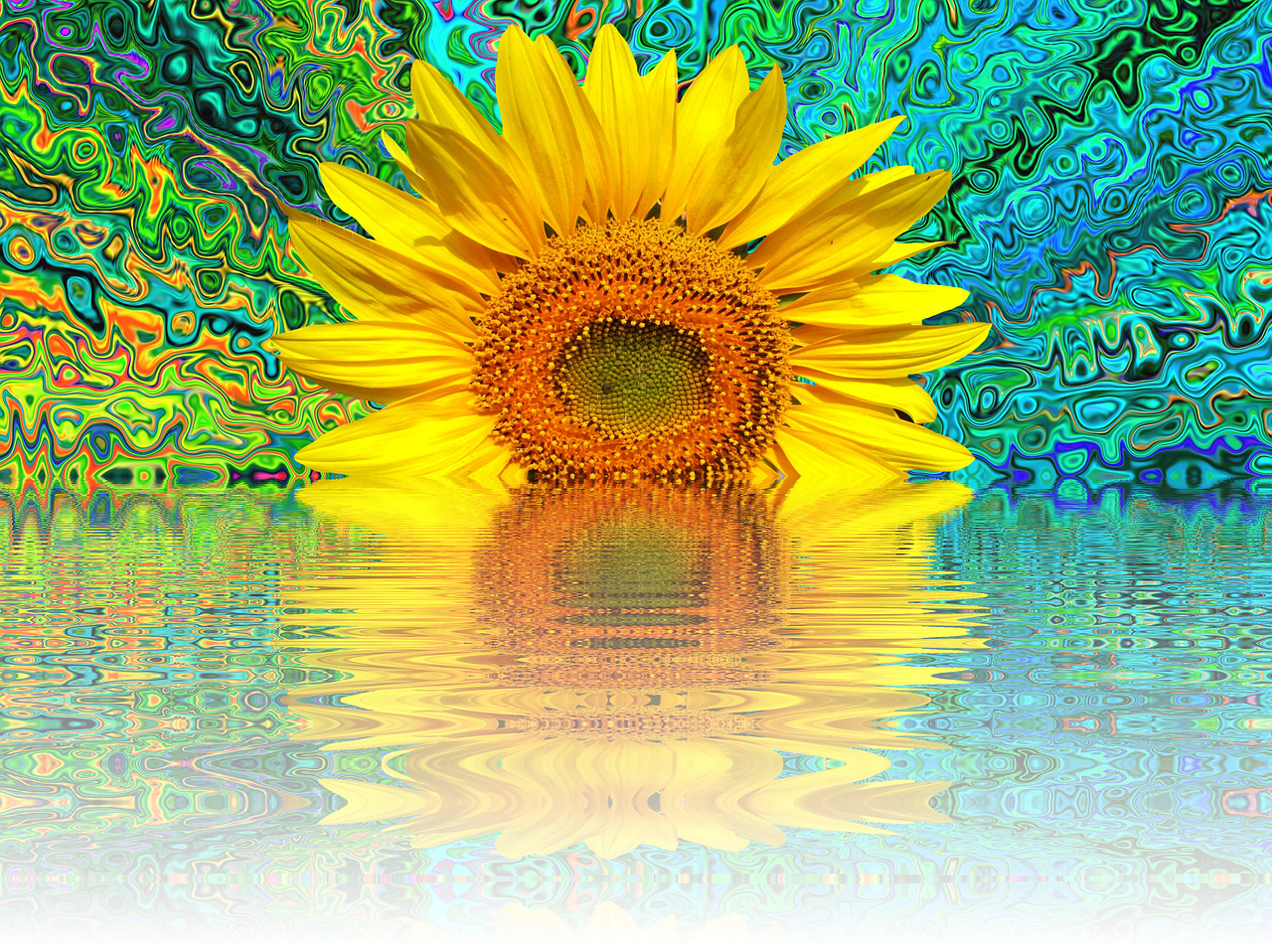 sun flower summer blossom free photo