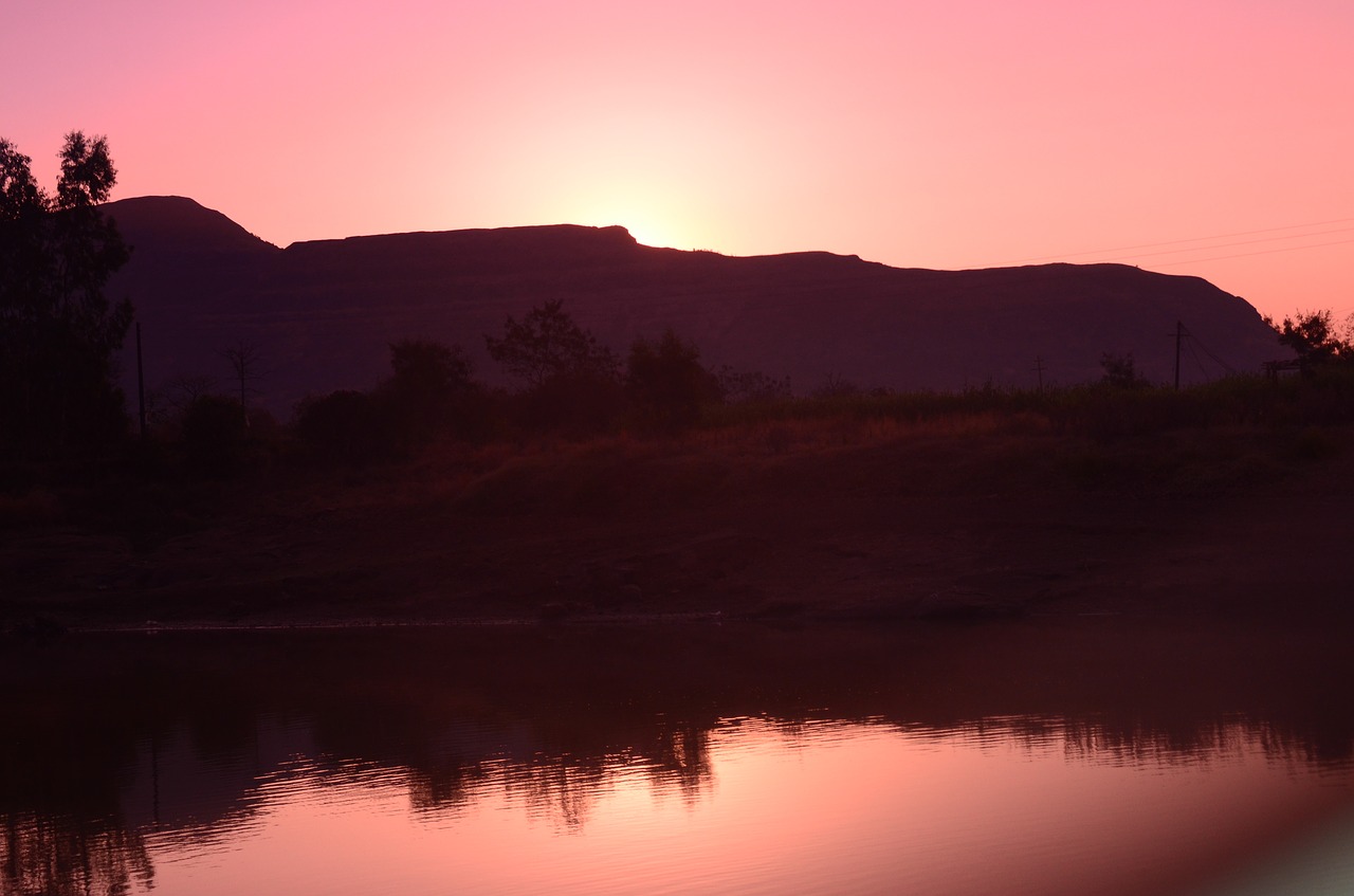 sun rise lake vally free photo