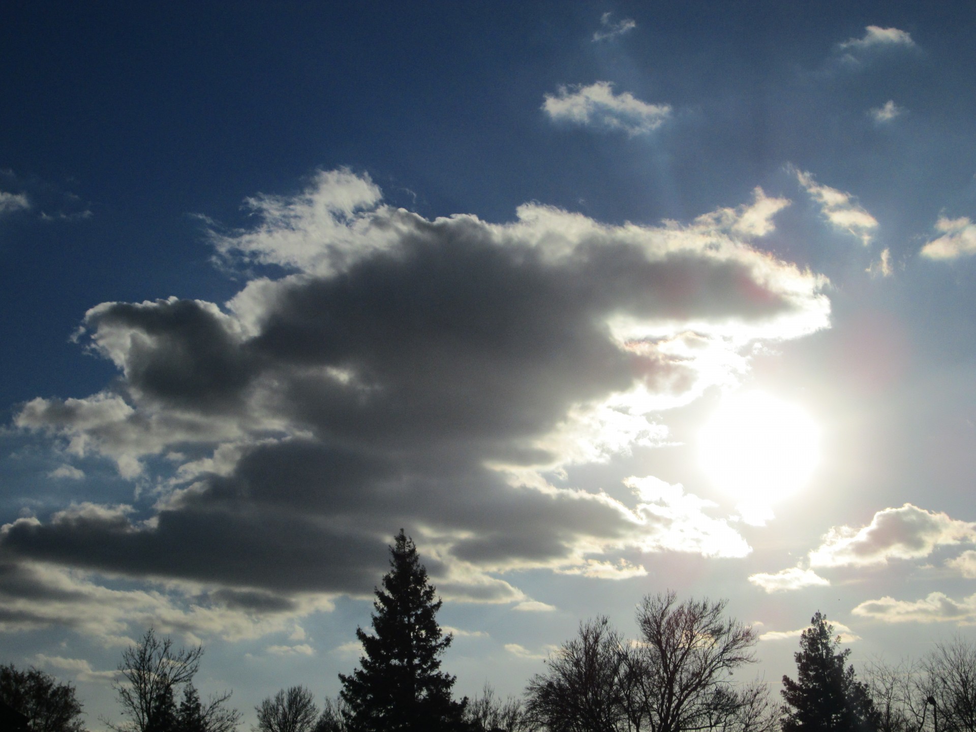 sun clouds sky free photo