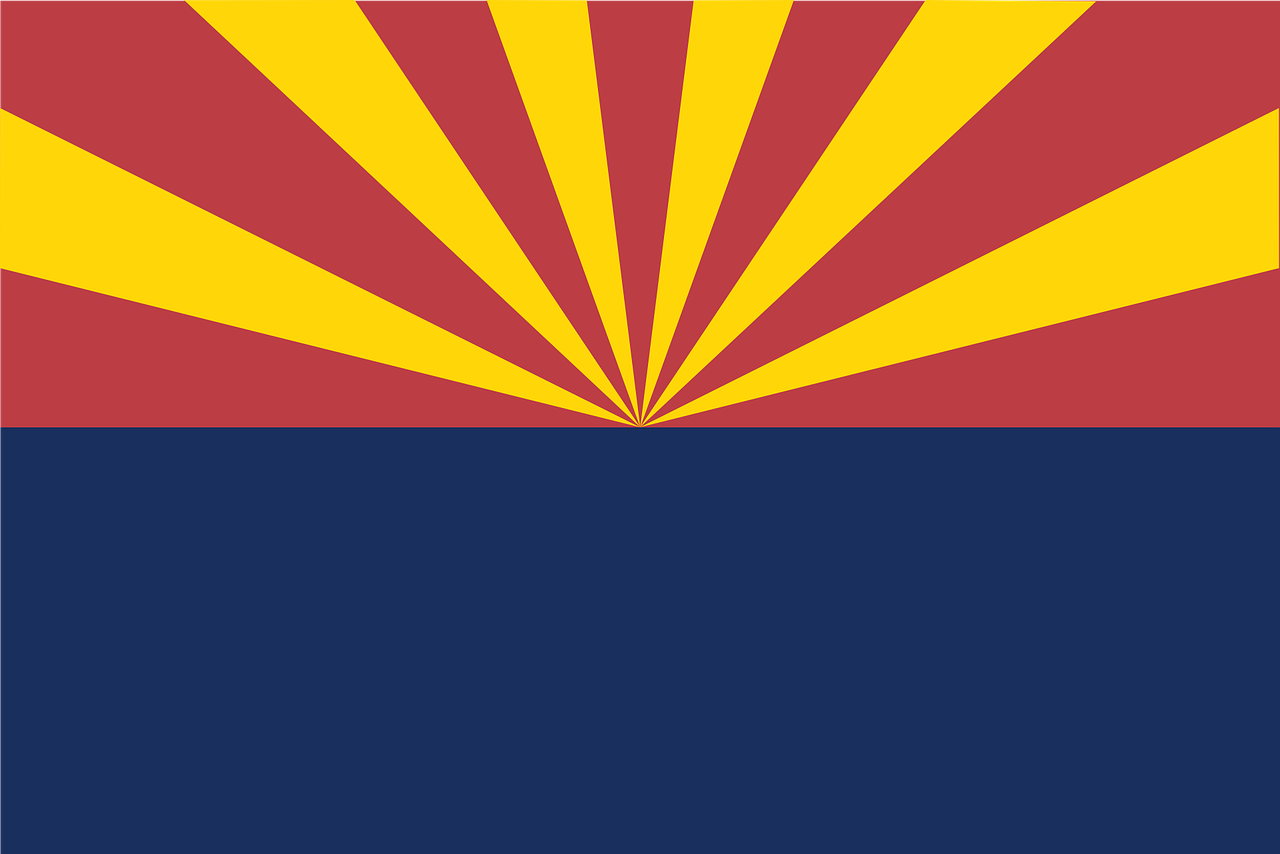 sunburst flag arizona free photo