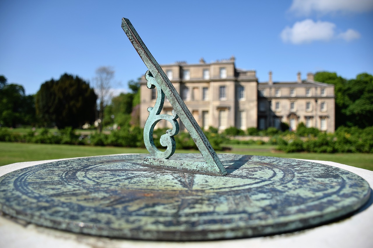 sundial normanby hall country park free photo