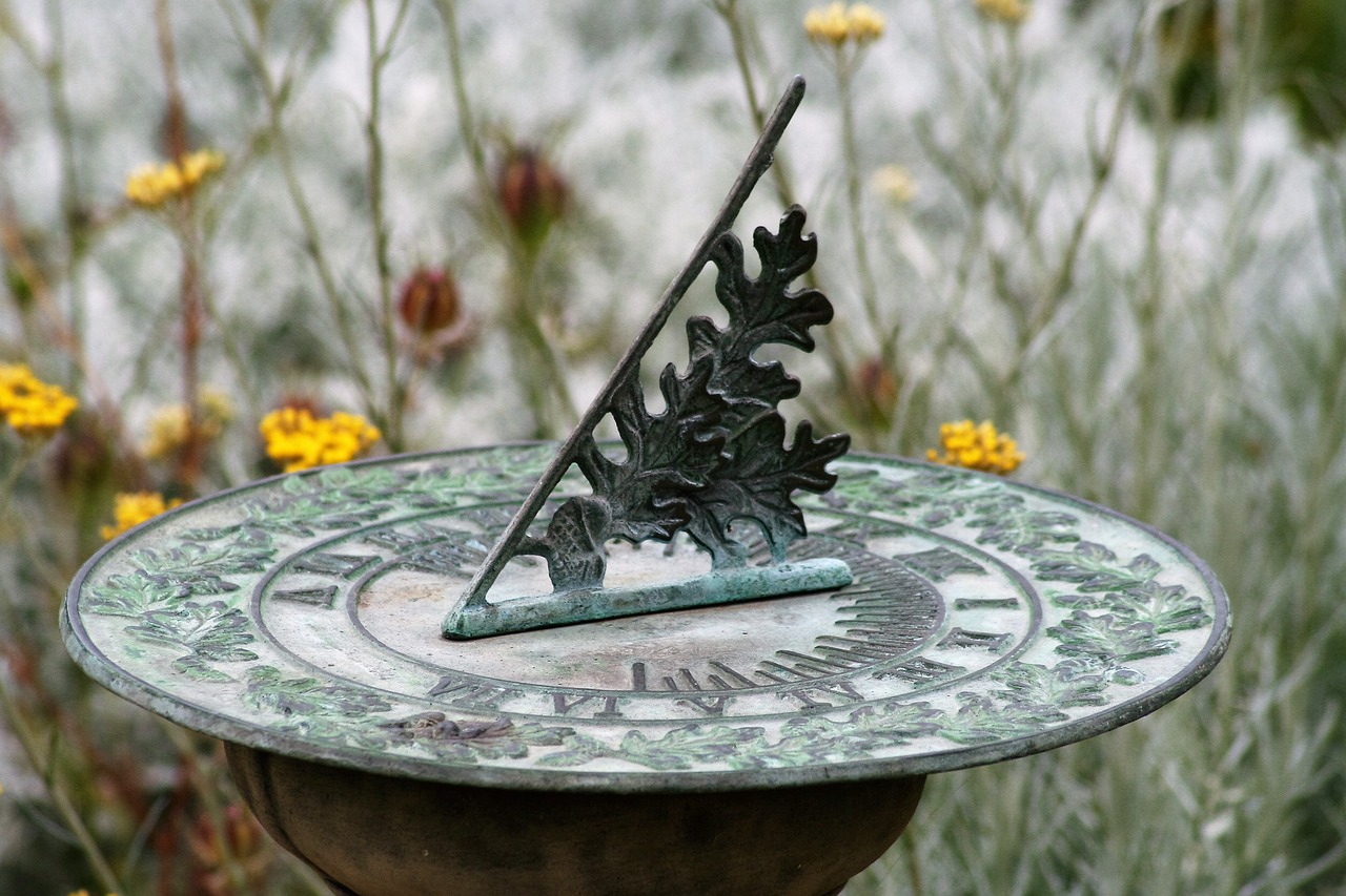 sundial object garden ornament free photo
