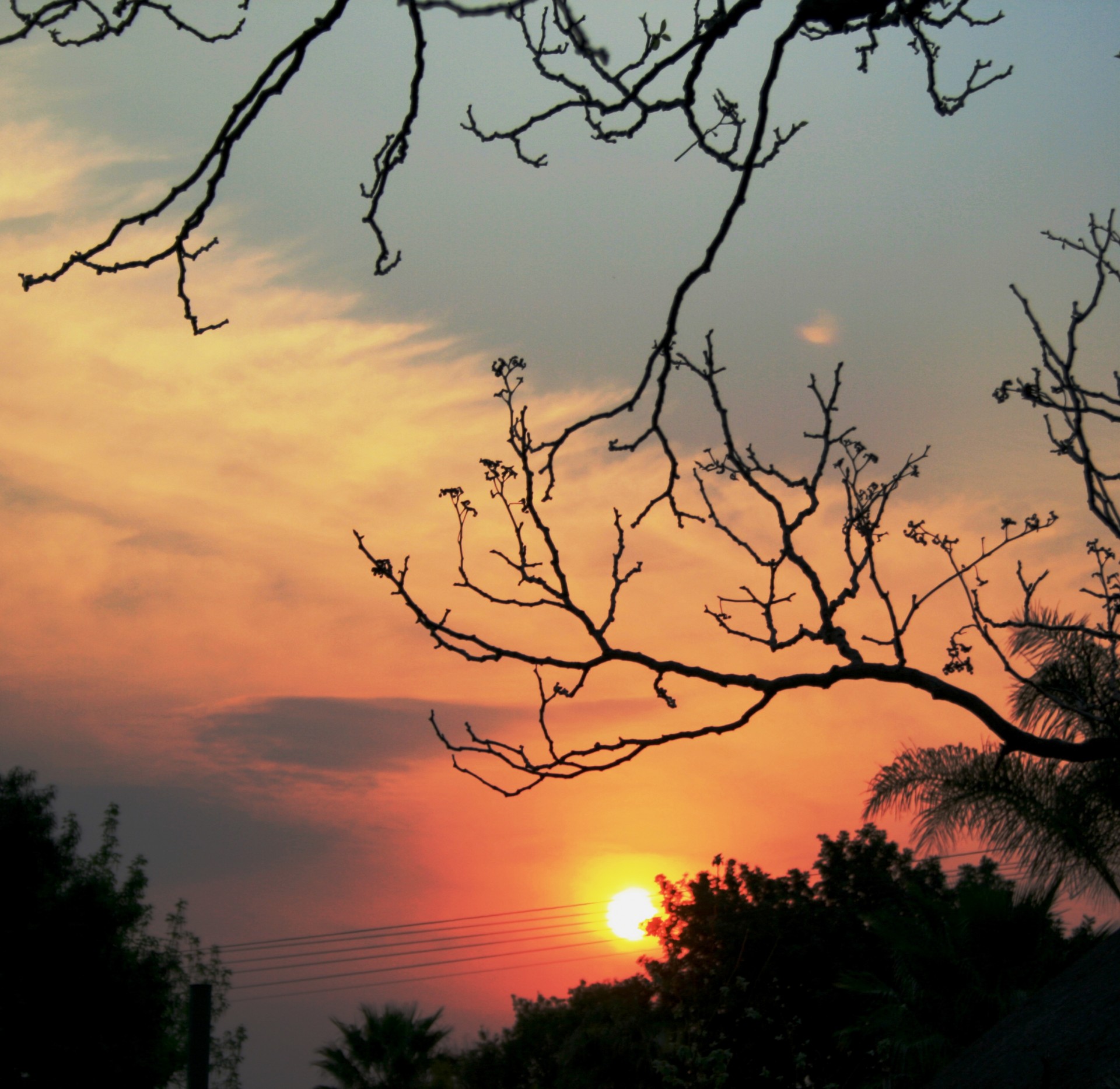 sun setting orb free photo