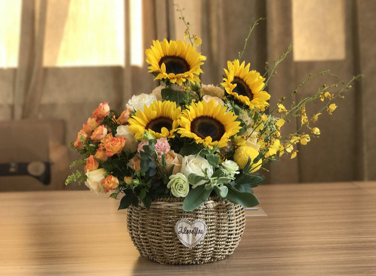 sunflower flower arrangement flower free photo