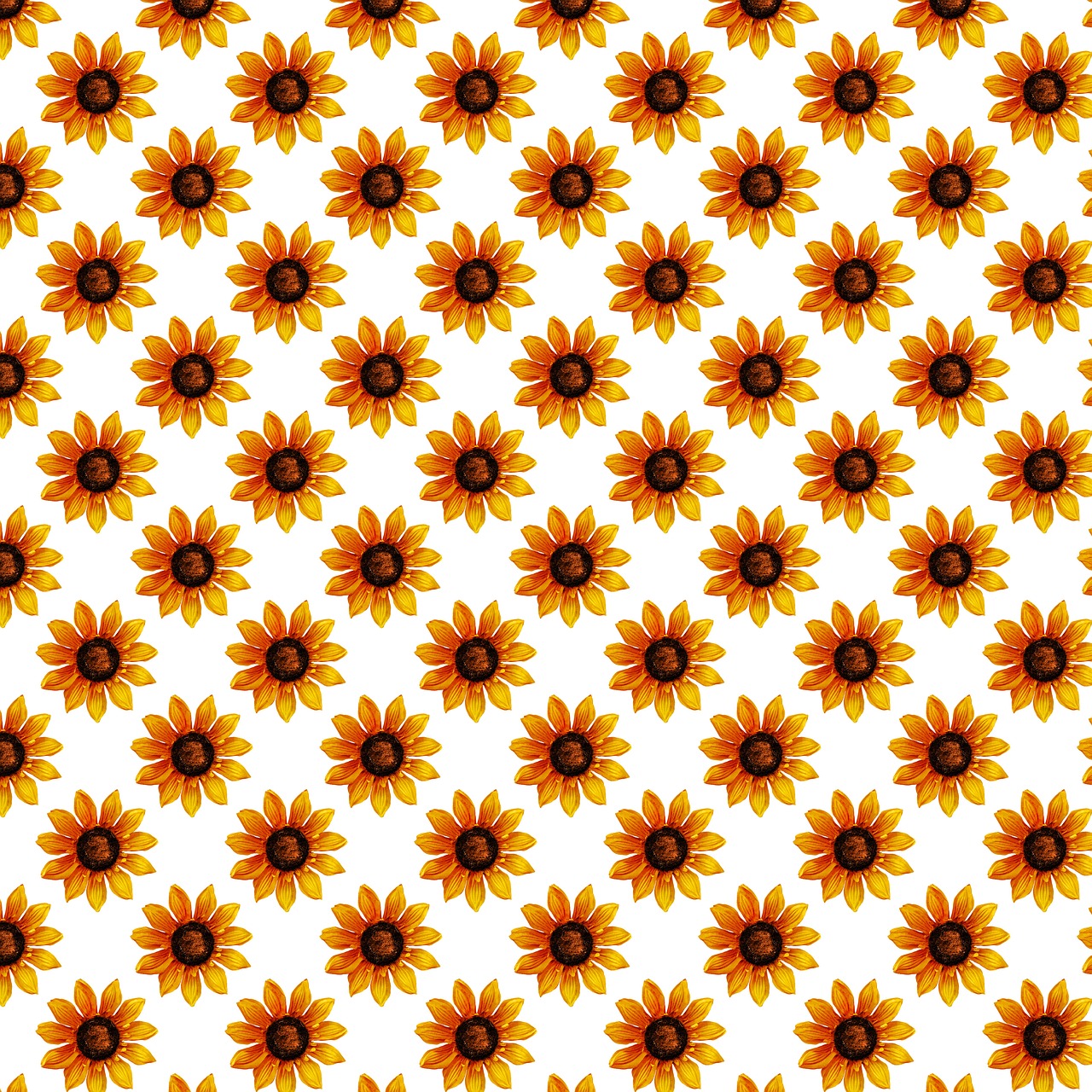 sunflower digital paper orange sunflower flower free photo