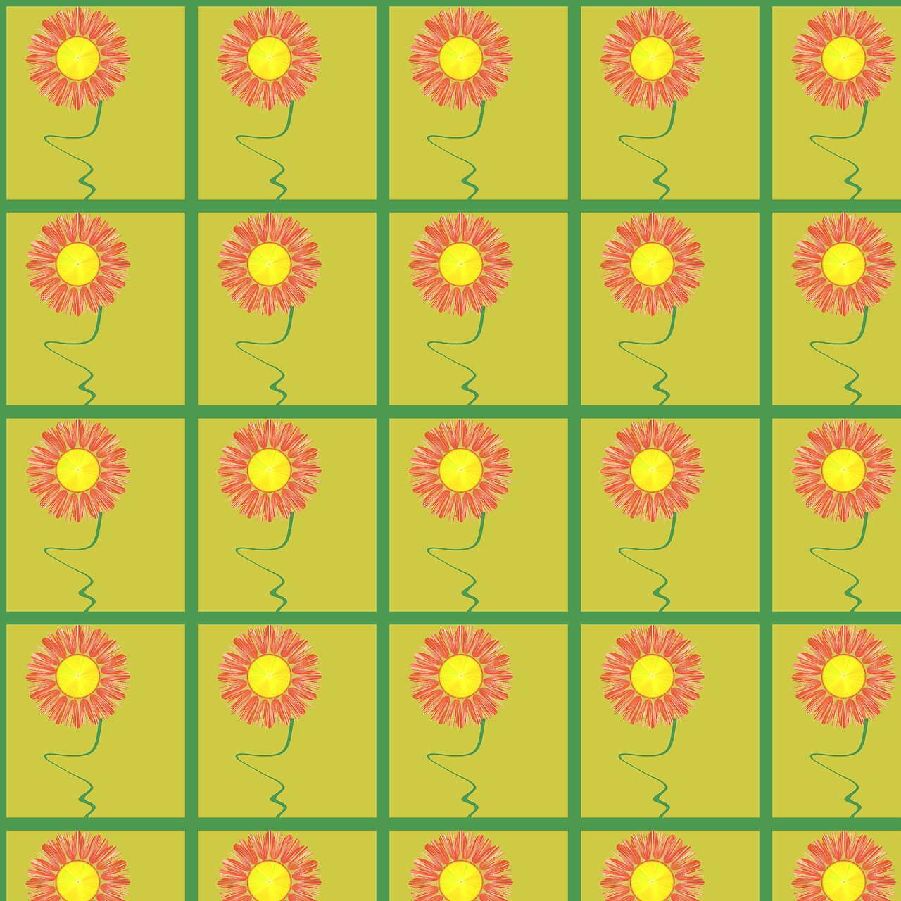 sunflower pattern sunflowers gardening free photo