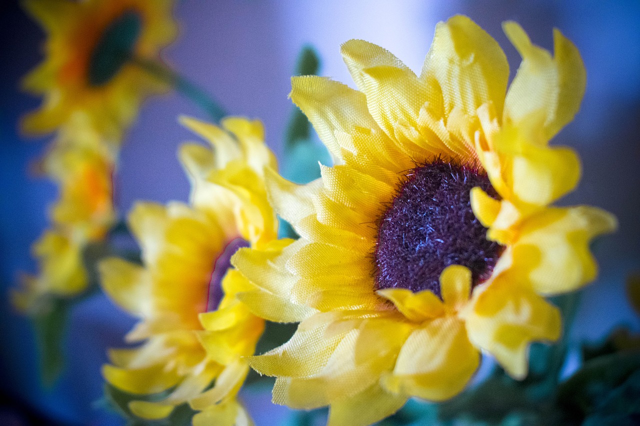 sunflowers artificial flowers free photo