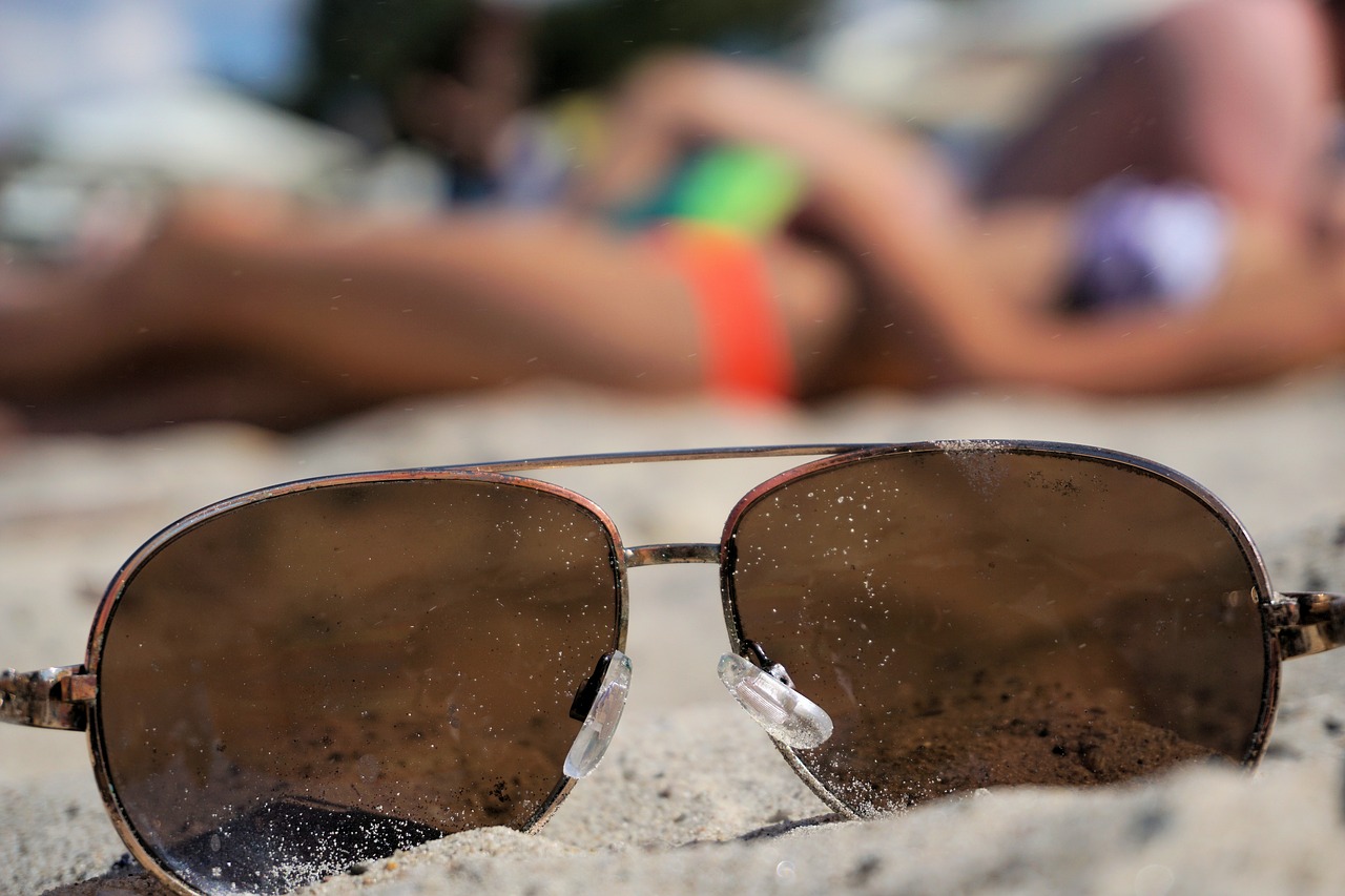 sunglasses bikini beach free photo