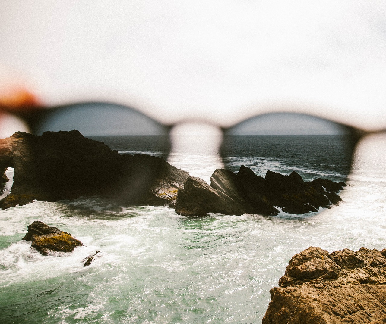 sunglasses beach ocean free photo