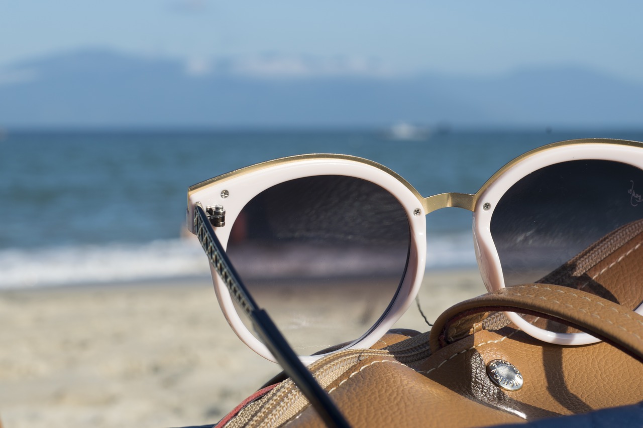 sunglasses sea vacations free photo