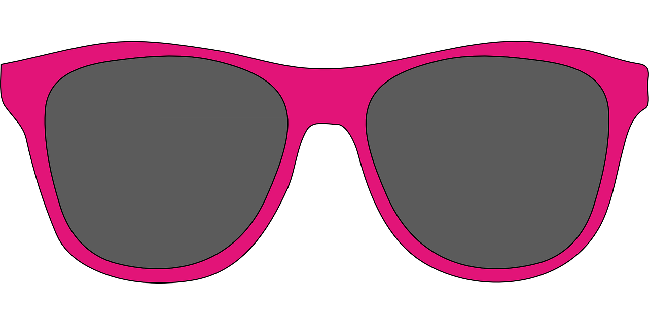 sunglasses pink front free photo